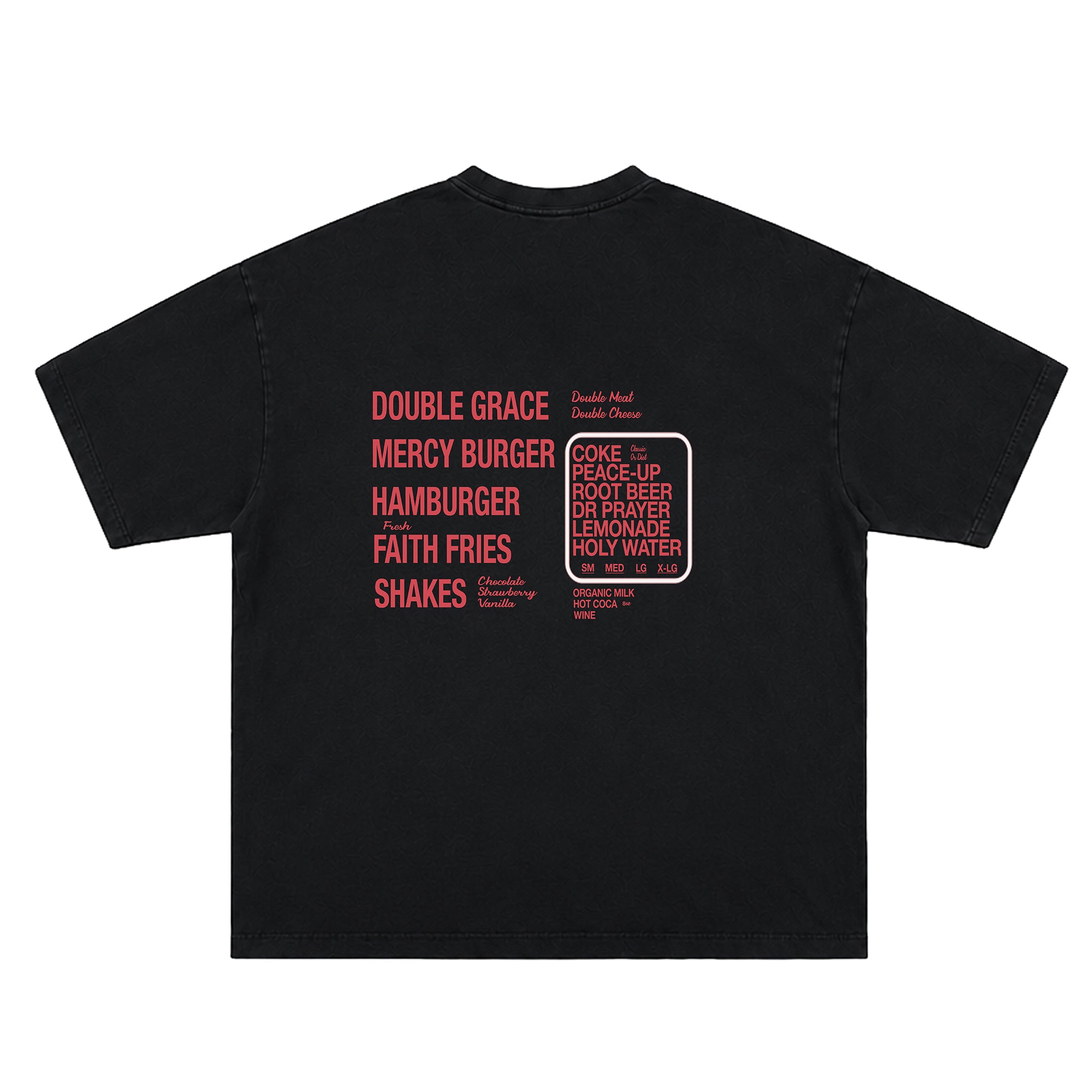 DEAR GOD BURGER TEE