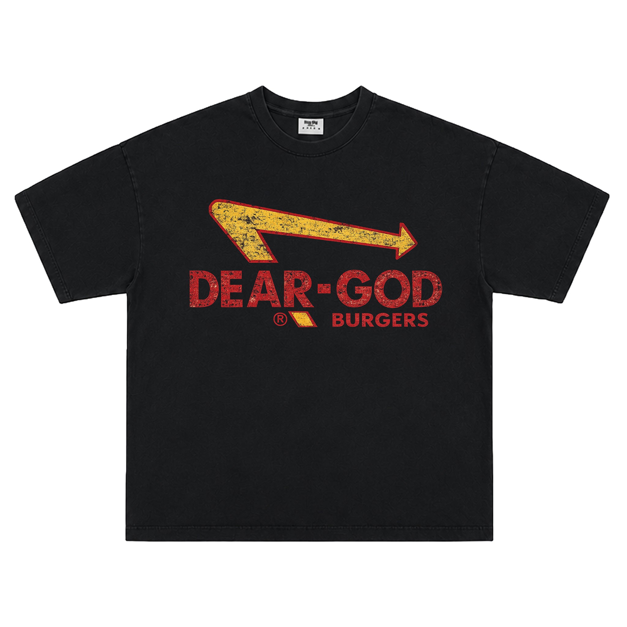 DEAR GOD BURGER TEE